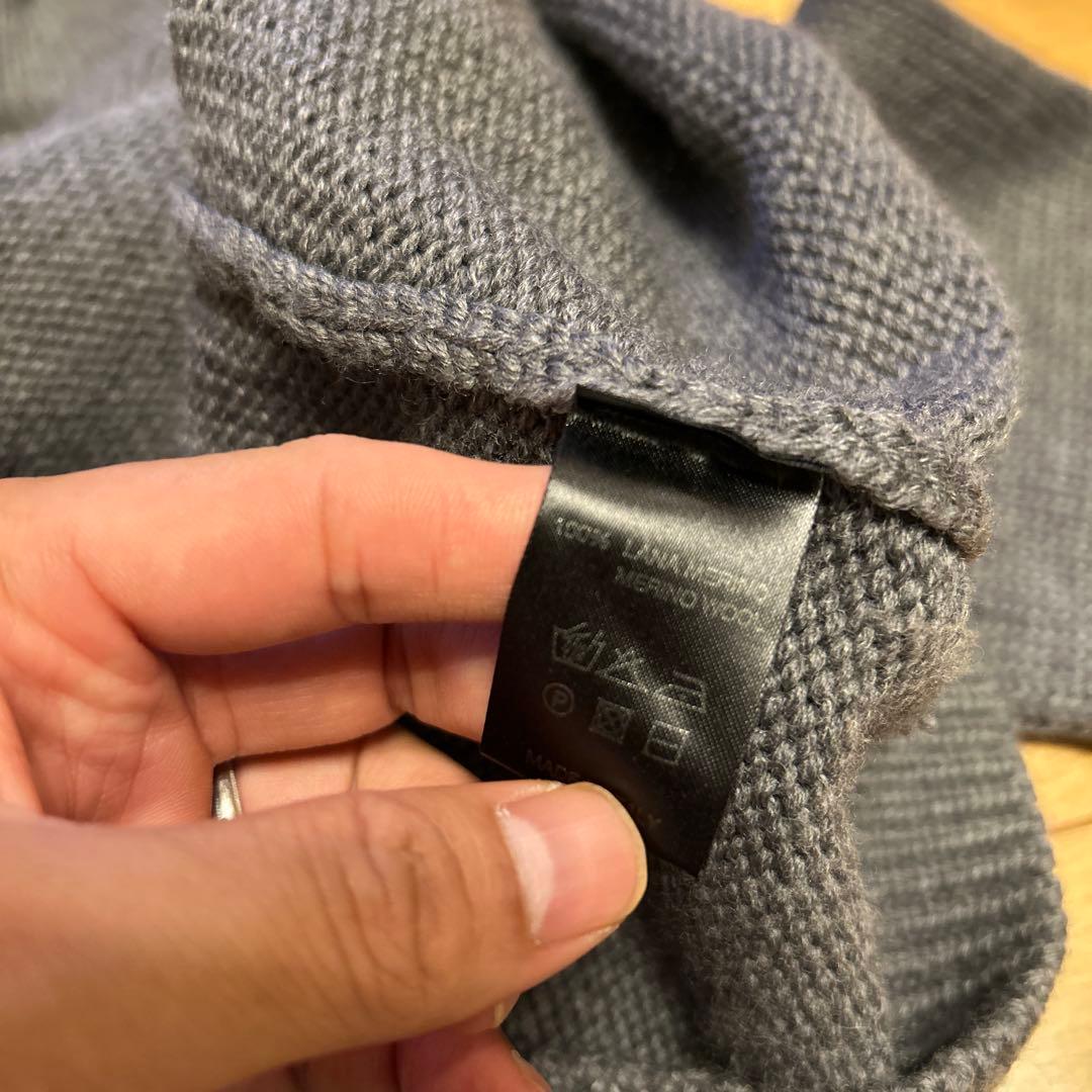 ミドルゲージタートルネックニットM TOMORROWLAND