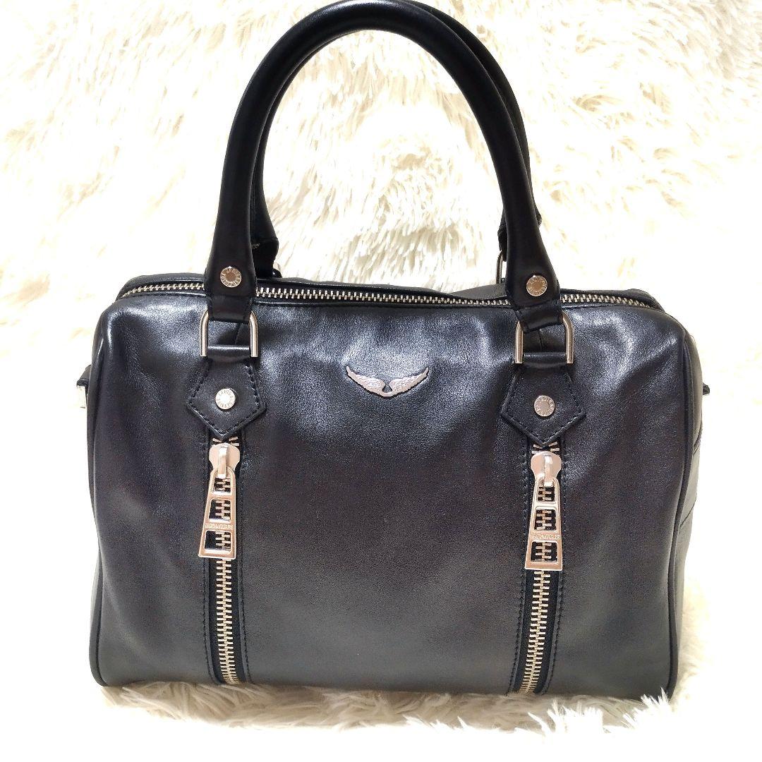 ZADIG&VOLTAIRE ショルダーバッグ　ボストンバック Zadig&Voltaire ハンドバック ショルダーバック ボストン 黒