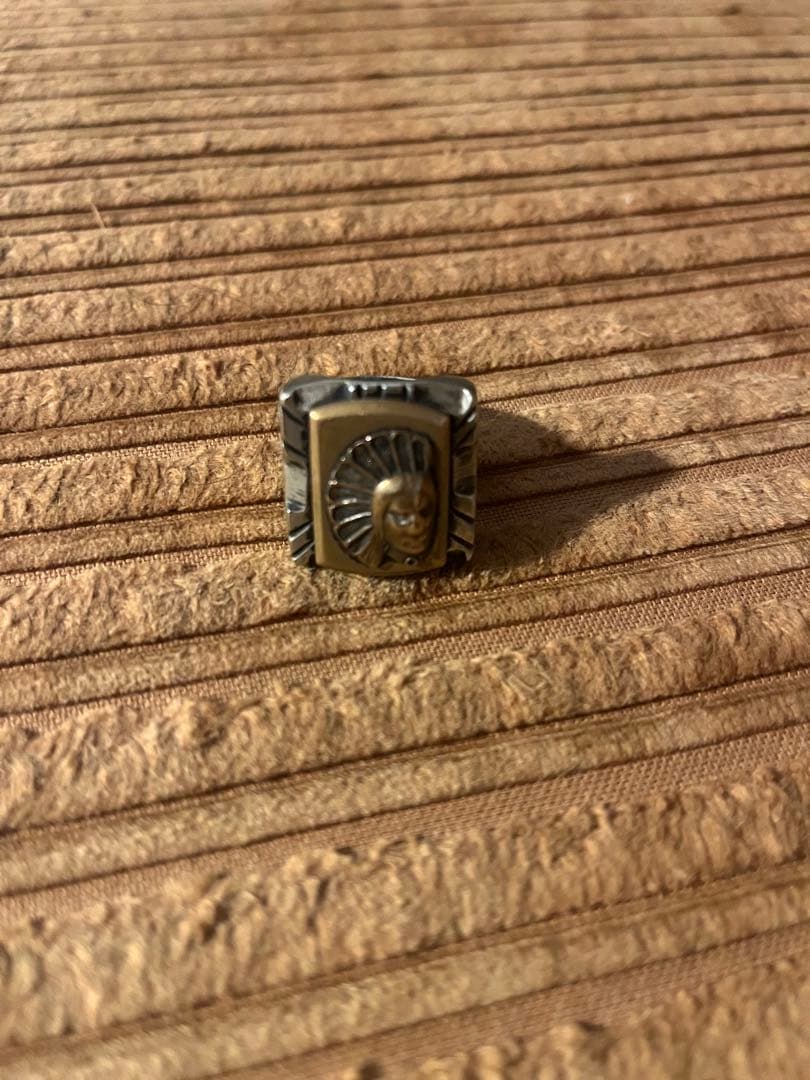 バイカーリング メキシカンリング ヴィンテージ インディアン目立った傷や汚れなし