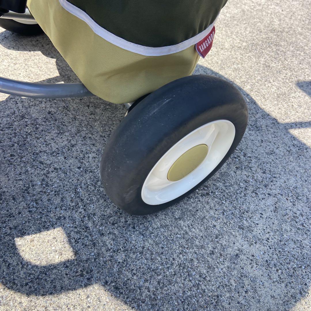アイデス　KANGAROO FOREST 三輪車　ベビーカー オリーブグリーン