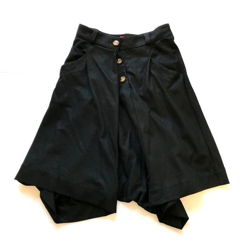 viviennewestwood ショートパンツ ショーパン　ドレープ　黒 viviennewestwood ショートパンツ ショーパンドレープ黒
