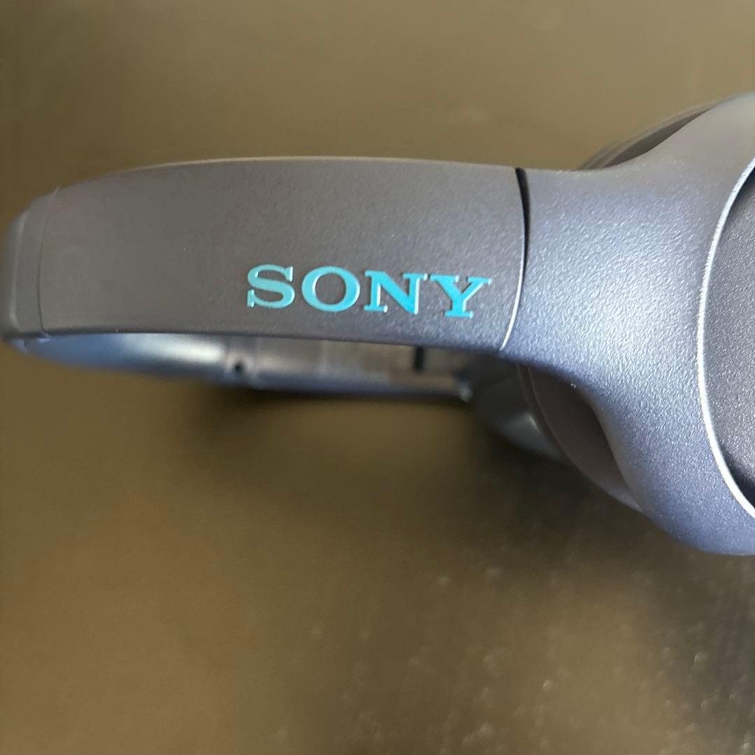 SONY ワイヤレスヘッドホン ダークブルー