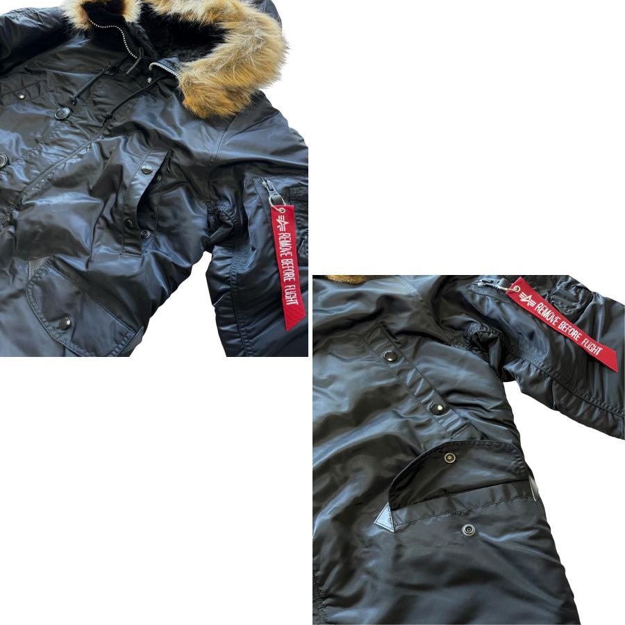 新品 未使用 ALPHA INDUSTRIES N-3B アウター ブラック M