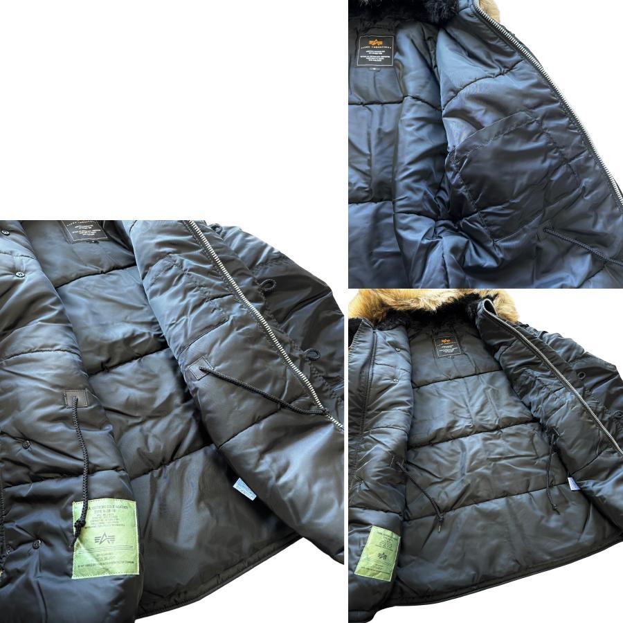 新品 未使用 ALPHA INDUSTRIES N-3B アウター ブラック M