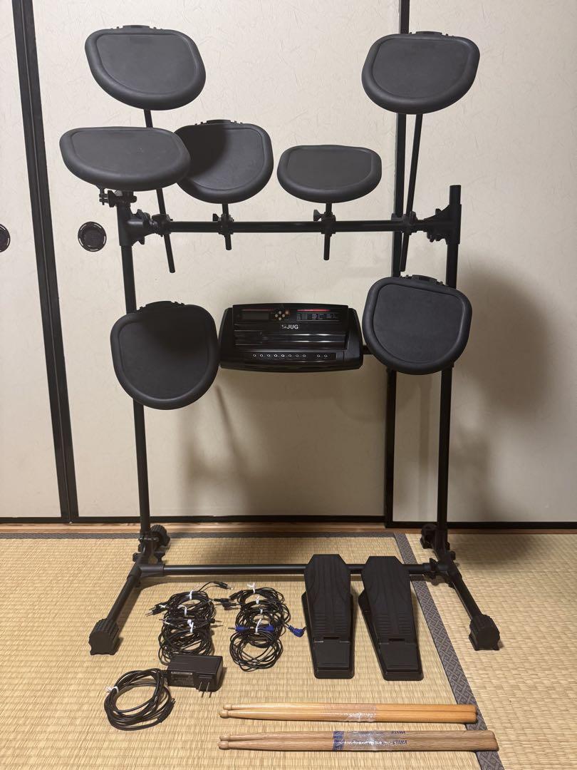 動作確認済 JOG 電子ドラム JOY DRUM スティック2セット付