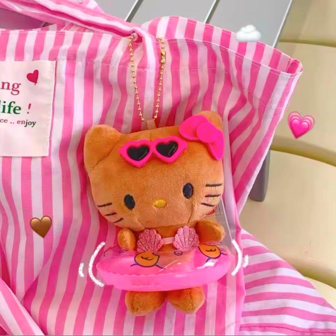 新品♡未使用】日焼けキティ♡キーホルダー♡ガングロキティ