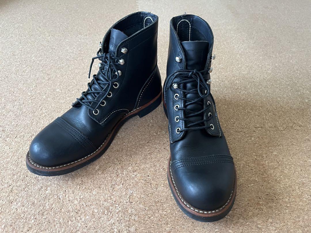Red Wing 8114 Iron Ranger Cap Toe Boots Mens 13 D Nitrile