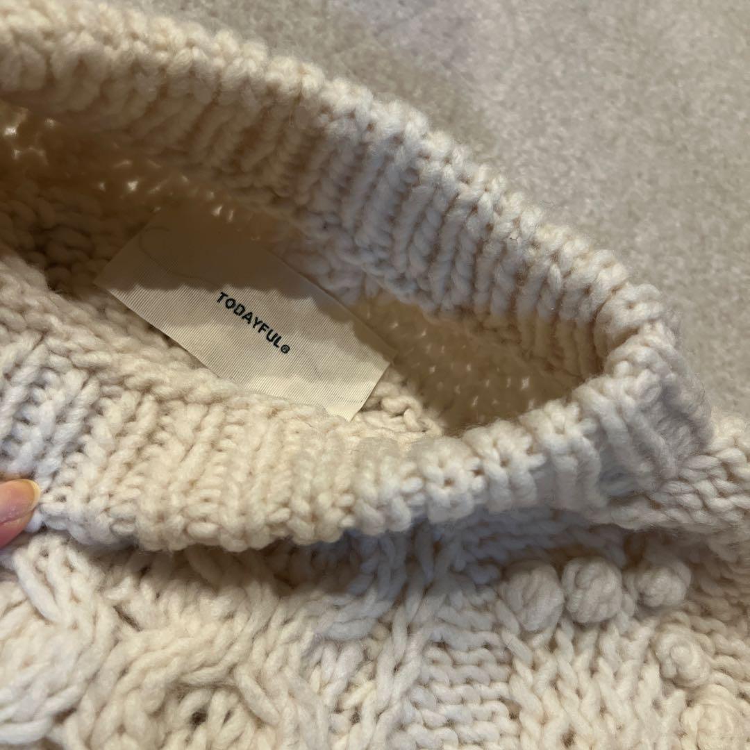 トップス TODAYFUL Geometric Hand Knit todayful Geometric Hand Knit