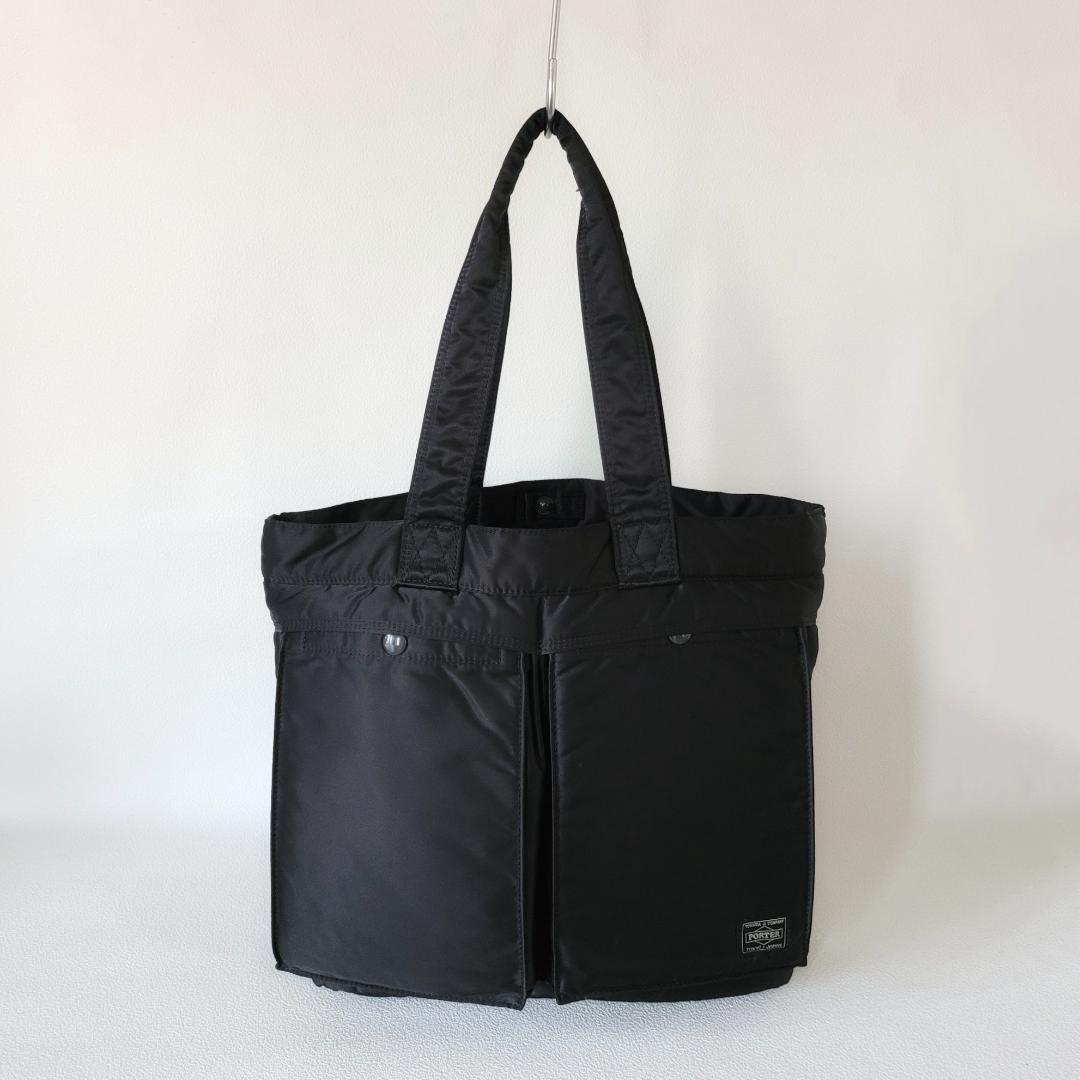極美品　PORTER TANKER ポーター タンカー トートバッグ黒 TANKER(タンカー) TOTE BAG(L) | 吉田カバンホームページ