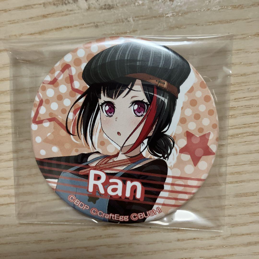 バンドリ ガルパ 大川ぶくぶ コラボ 缶バッジ 美竹蘭 8個セット