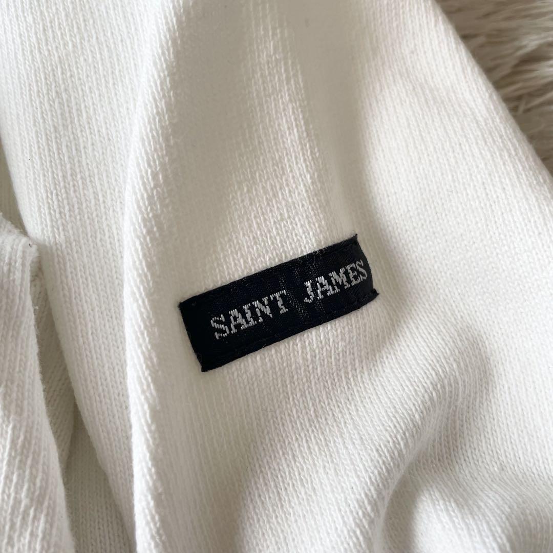 極美品 Saint James バスクシャツ M ホワイト