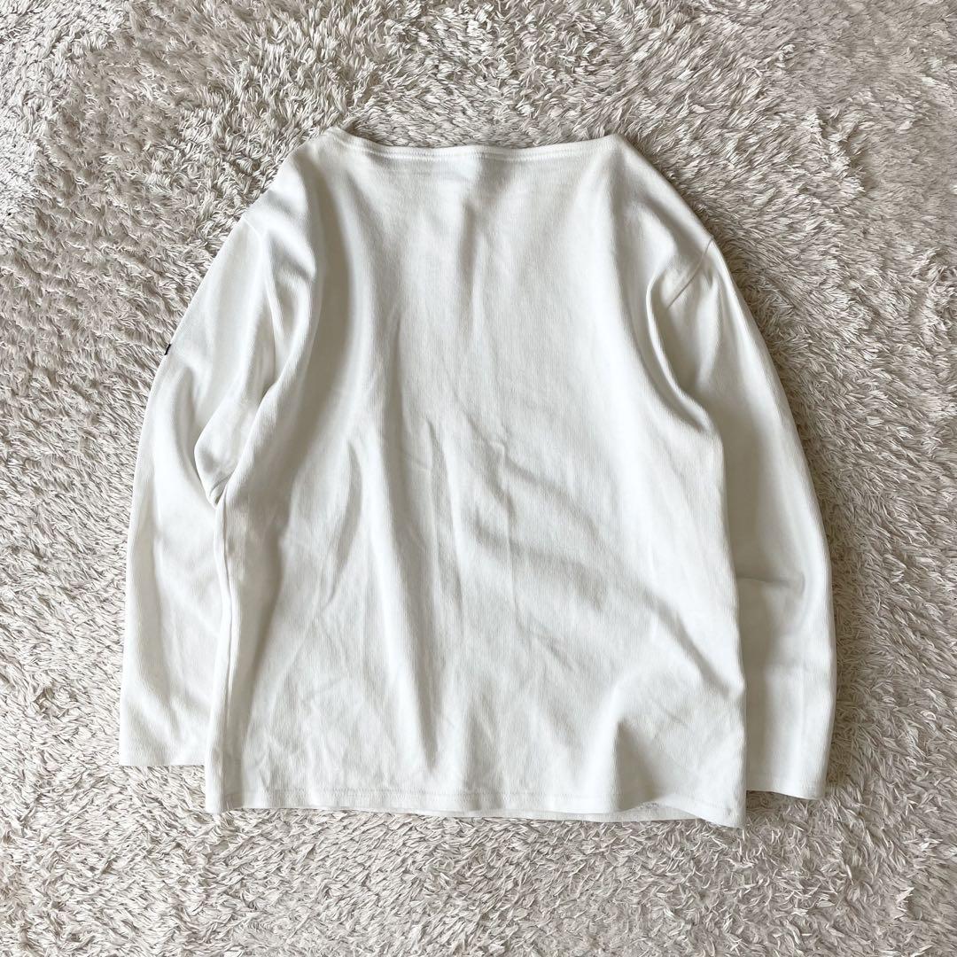 極美品 Saint James バスクシャツ M ホワイト