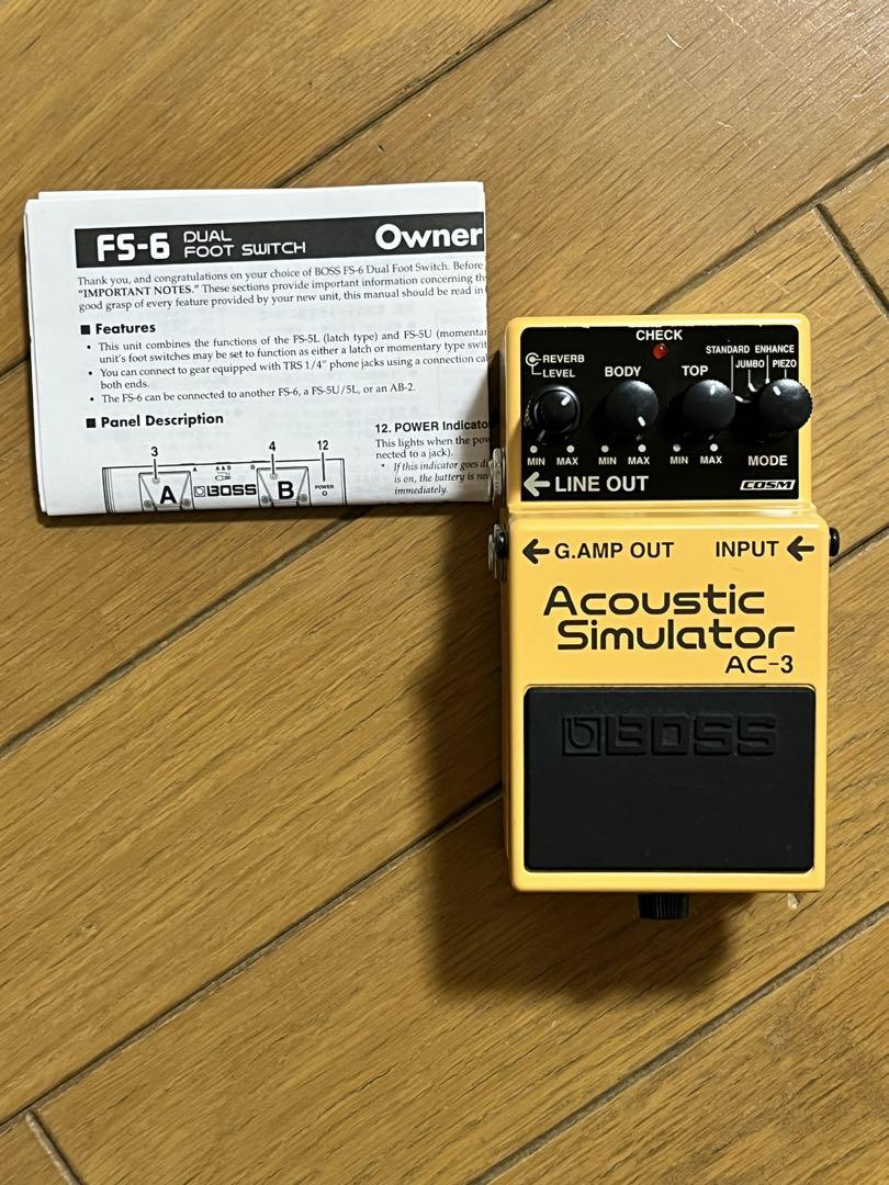完動品 AC-3 BOSS アコースティックシミュレーター