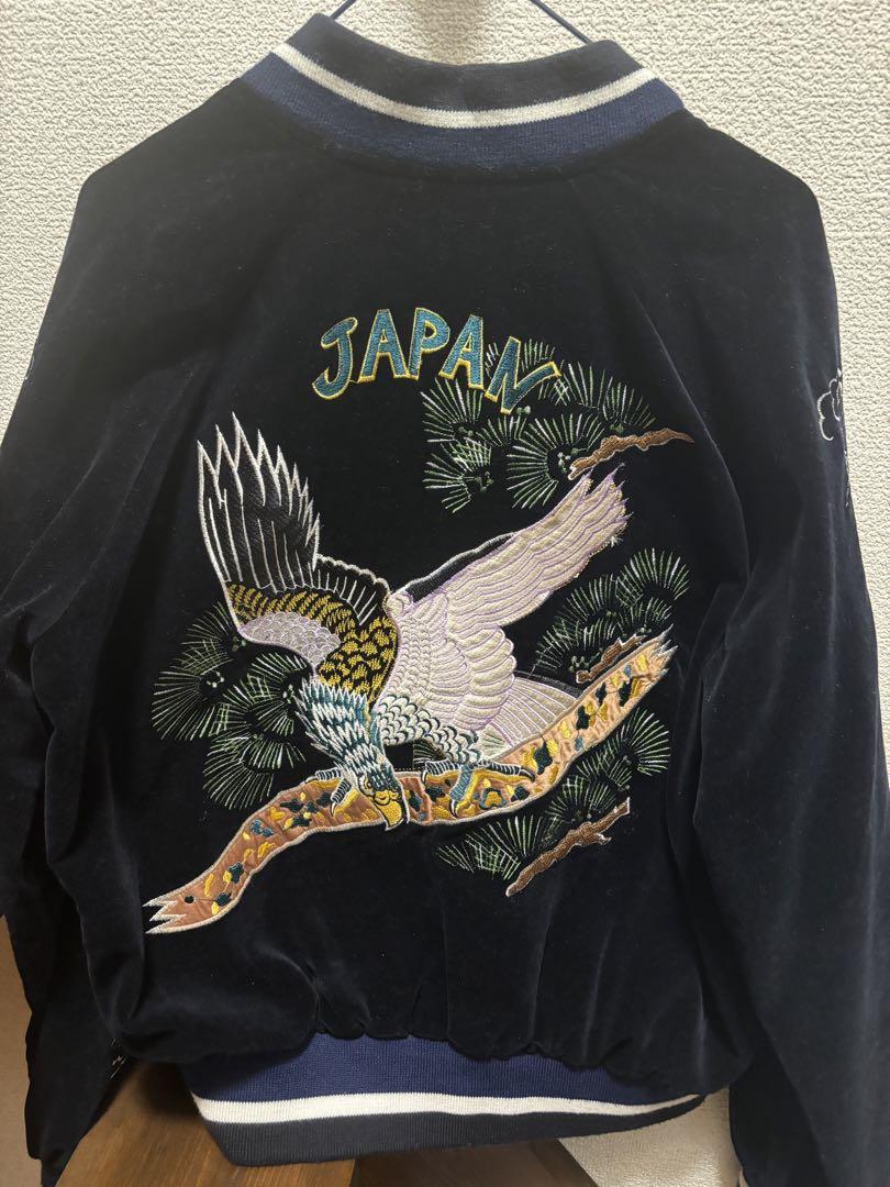 黒 ベルベット スカジャン 鷲刺繍 JAPAN
フリーサイズ 黒 ベルベット スカジャン 鷲刺繍 JAPANフリーサイズ