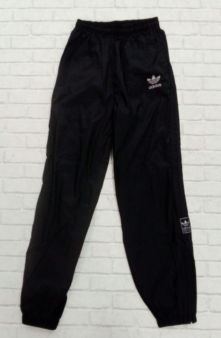 E816　adidas　90s　ナイロントラックパンツ　トレフォイルロゴ