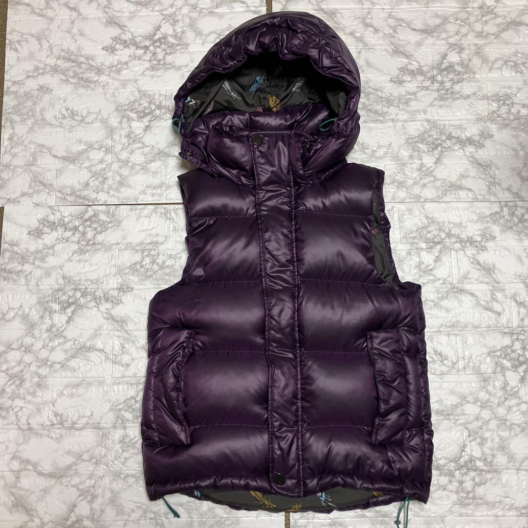 美品 Paul Smith ダウンベスト 裏地羽模様柄 - ジャケット