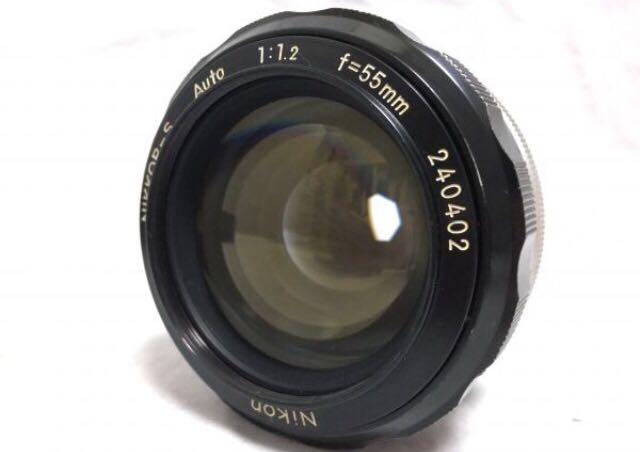 動作良好NIKONレンズ★ニコン NIKKOR-S Auto 55mm F1.2