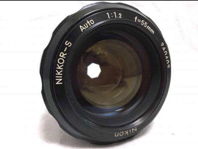 動作良好NIKONレンズ★ニコン NIKKOR-S Auto 55mm F1.2