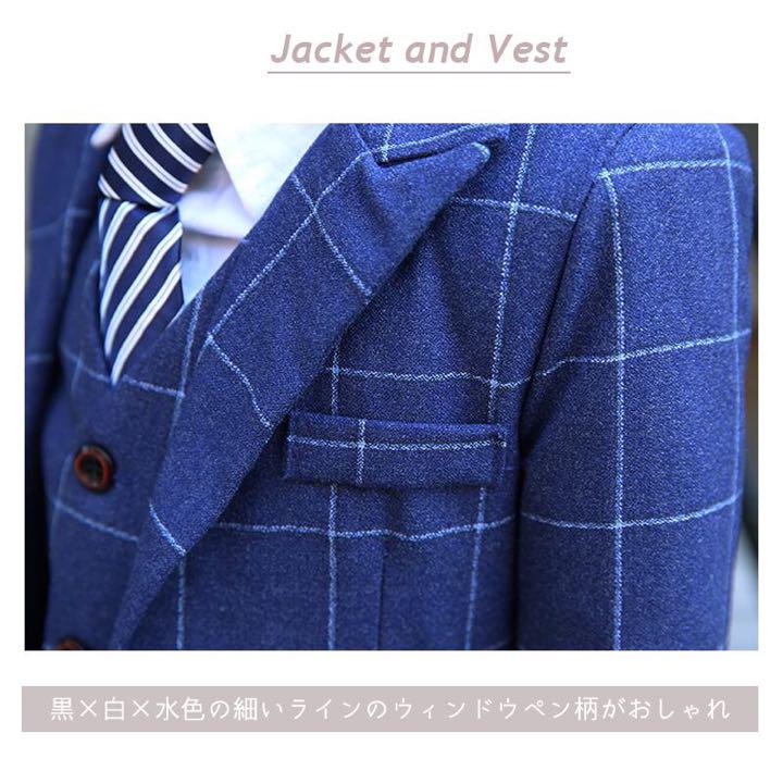 130㎝ 男の子 キッズフォーマル スーツ セット 164 卒業式入学式卒園入園 kids-robe_1028063-03