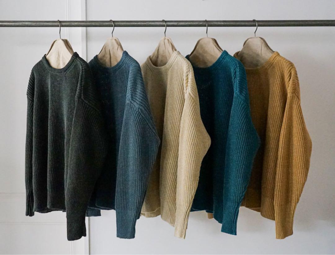 トップス CORGI \"4PLY LINEN CREWNECK 楽天市場】CORGI '4PLY LINEN CREWNECK'(TEAL) : THE STORE by