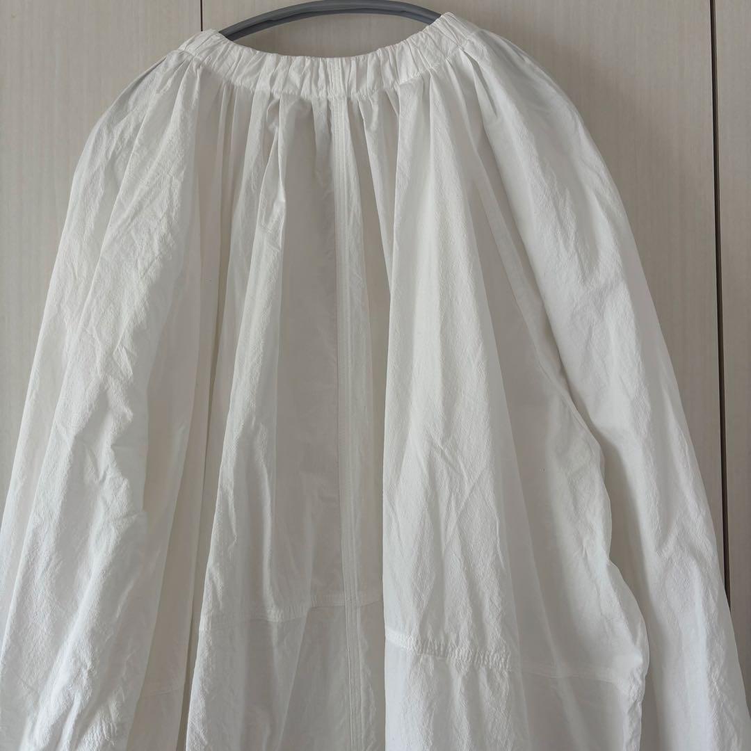 TODAYFUL トゥデイフル ライトギャザーコート スプリングコート 白