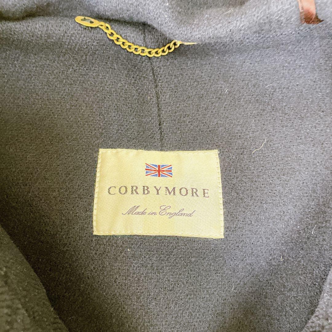 ダッフルコート moorbrook ヘリンボーン イギリス製 大きいサイズ　紺色 ダッフルコート moorbrook ヘリンボーン イギリス製 大きい