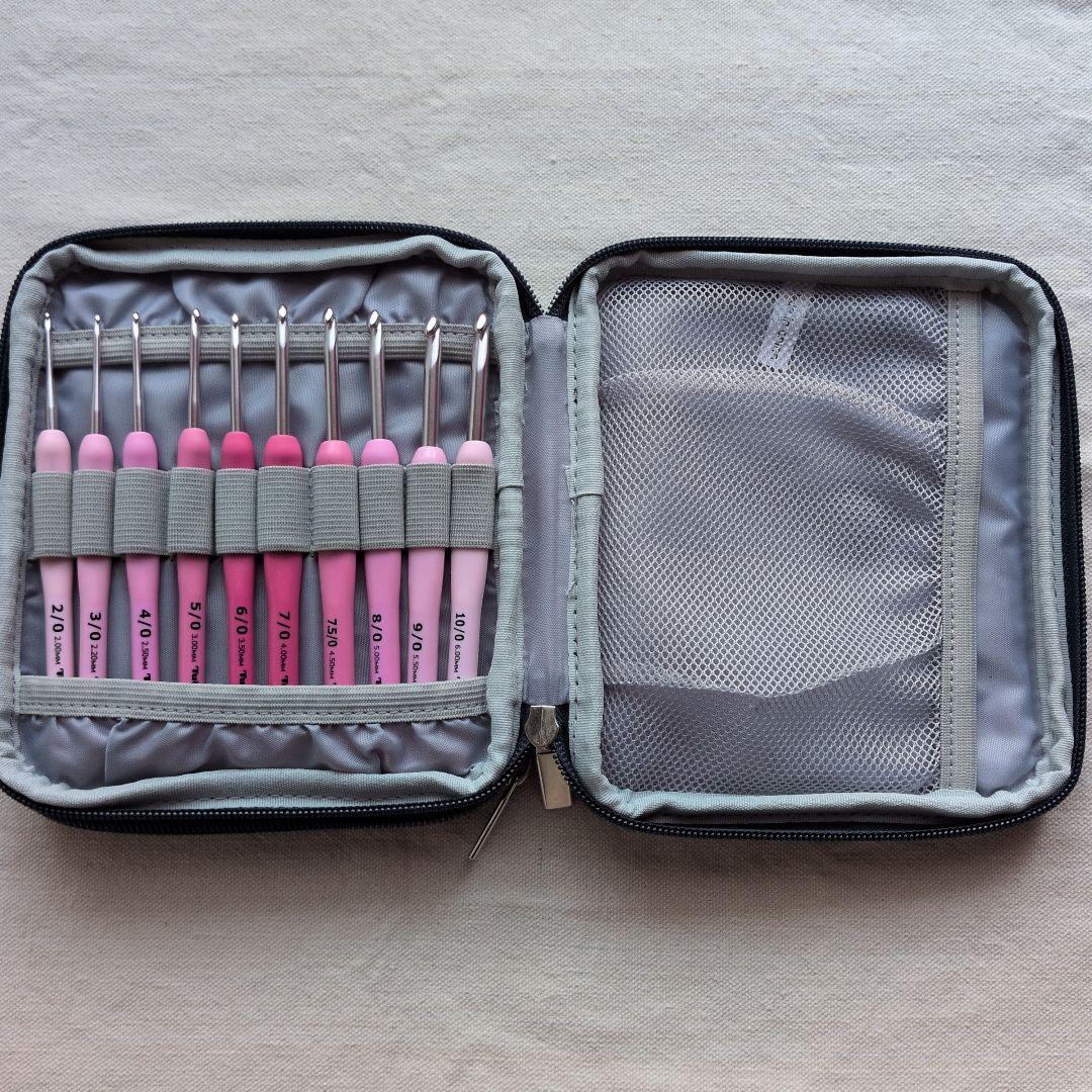 【まとめ売り】チューリップ　エティモロゼ　10本+かぎ針ケース　セット売り