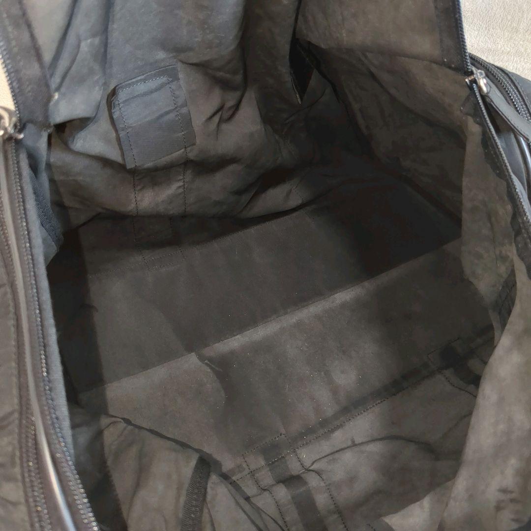 PRADA ボストンバッグ 2way ブラック 三角ロゴ レザー ナイロン