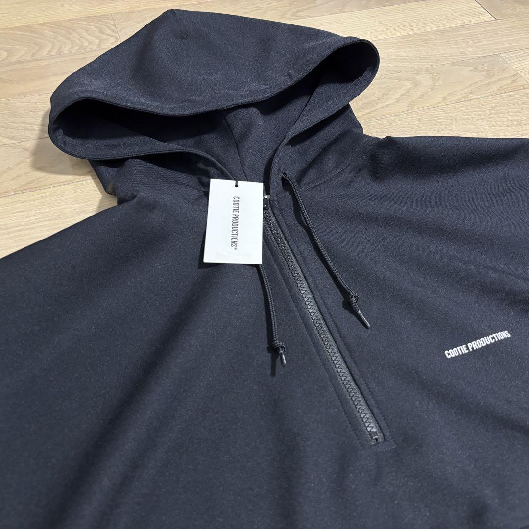 トップス COOTIE  Polyester Twill Half Zip Hoodie