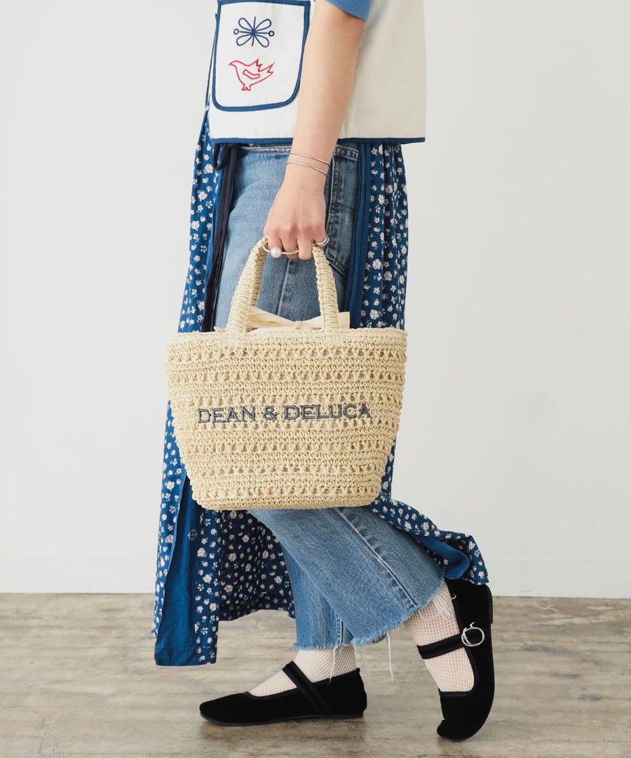 【限定品】DEAN & DELUCA BEAMS クロッシェバスケットバッグ　S