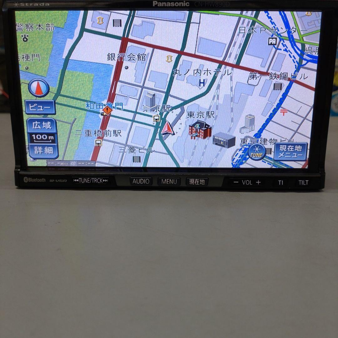 カーナビ CN-HW890DFA パナソニック CN-HW890DFA 2011年版地図 ストラーダ HDD ナビ