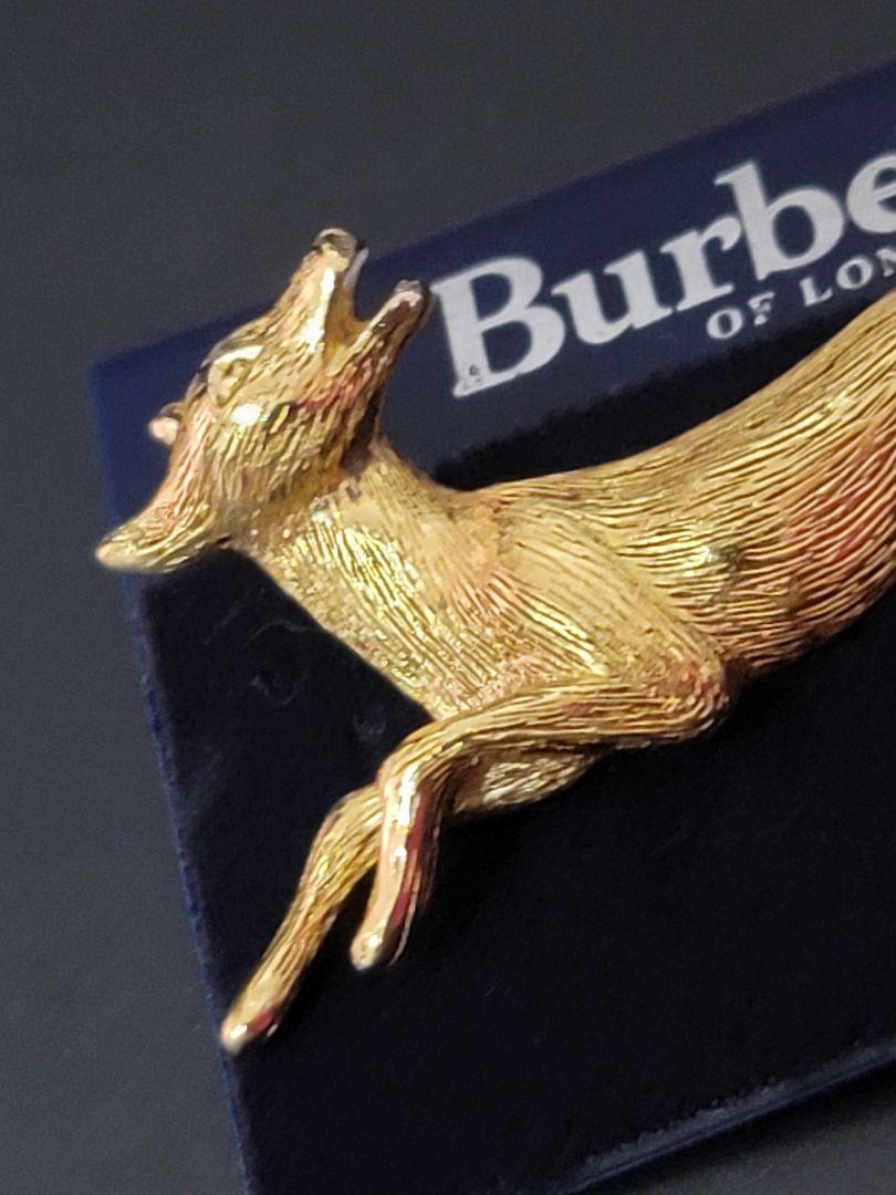 BURBERRYブローチフォックスキツネ