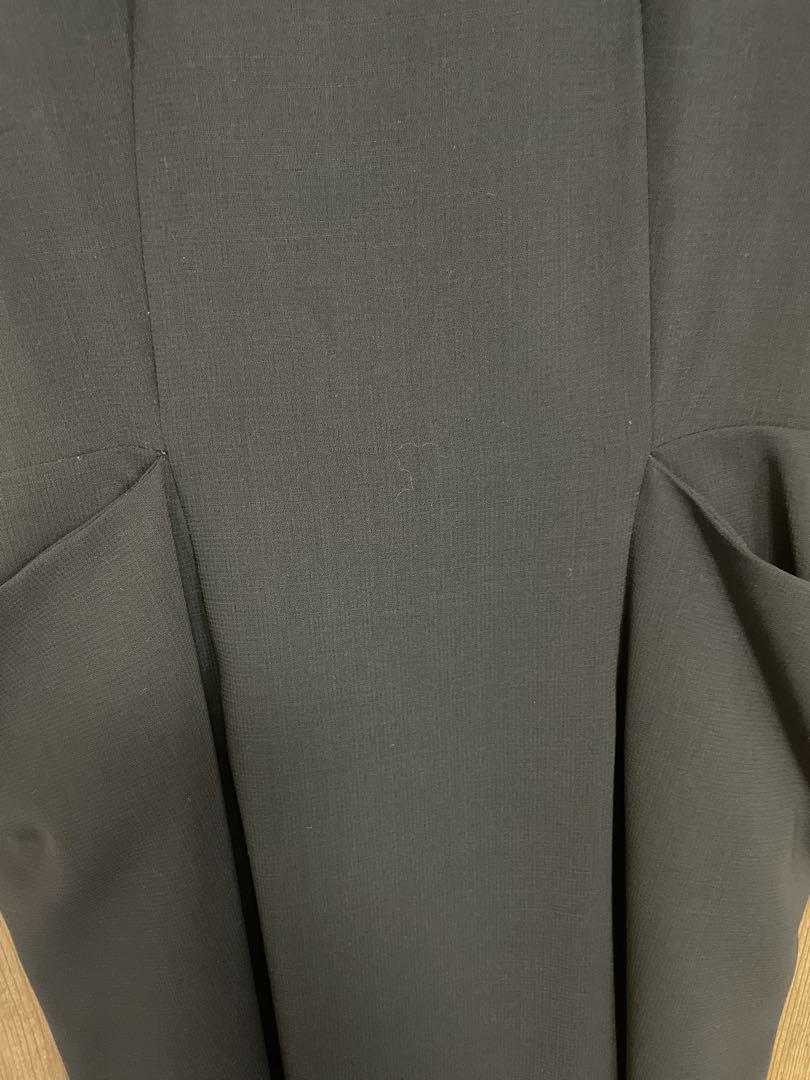 希少！Y’sヨウジヤマモト変形ワンピースシアー感ロング丈ウール100%美品