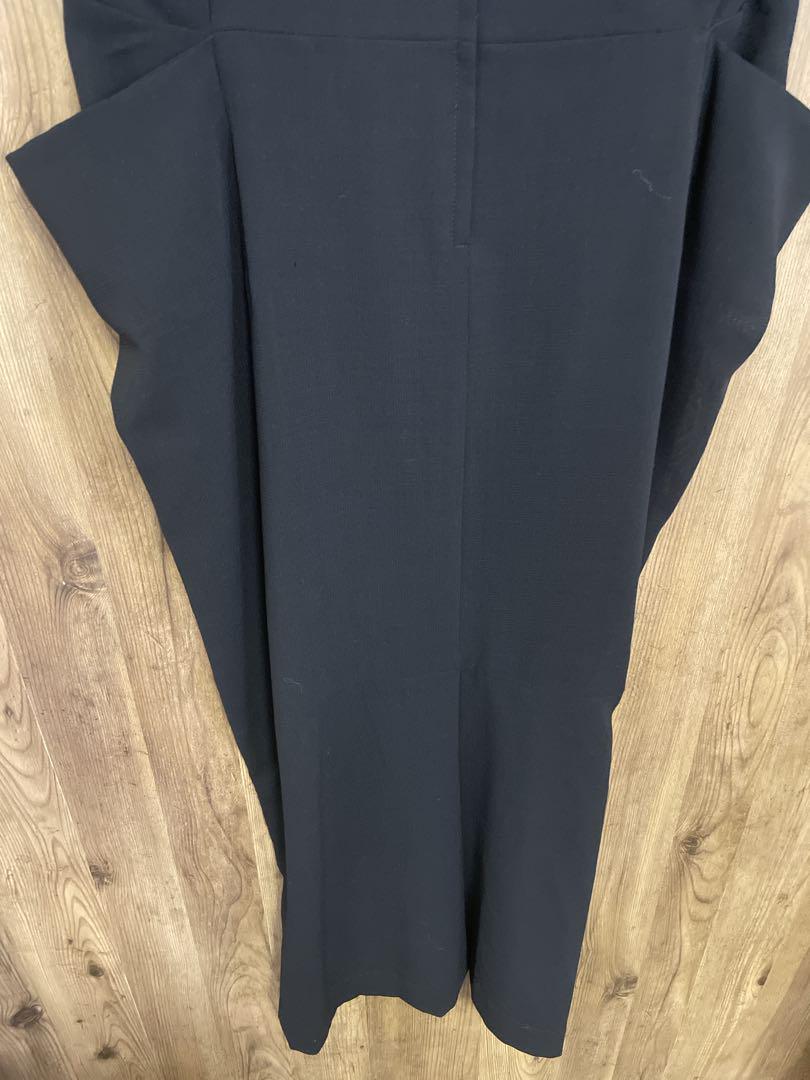 希少！Y’sヨウジヤマモト変形ワンピースシアー感ロング丈ウール100%美品