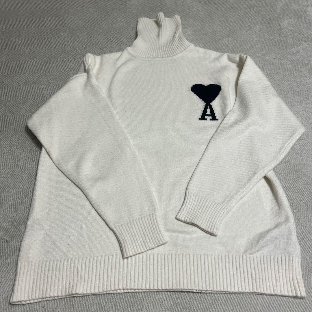 ami ホワイト ニット M 7,700円