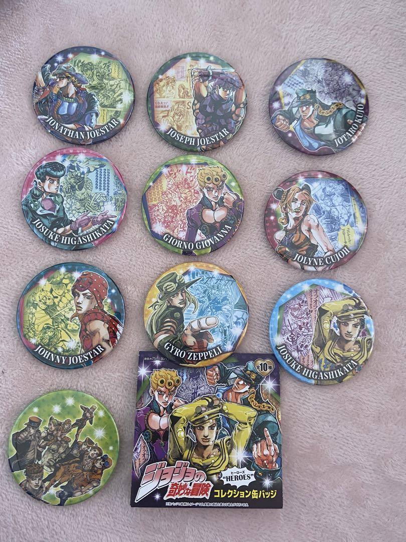 ジョジョ7部 SBR ジャイロ&ジョニィ コレクション缶バッジ