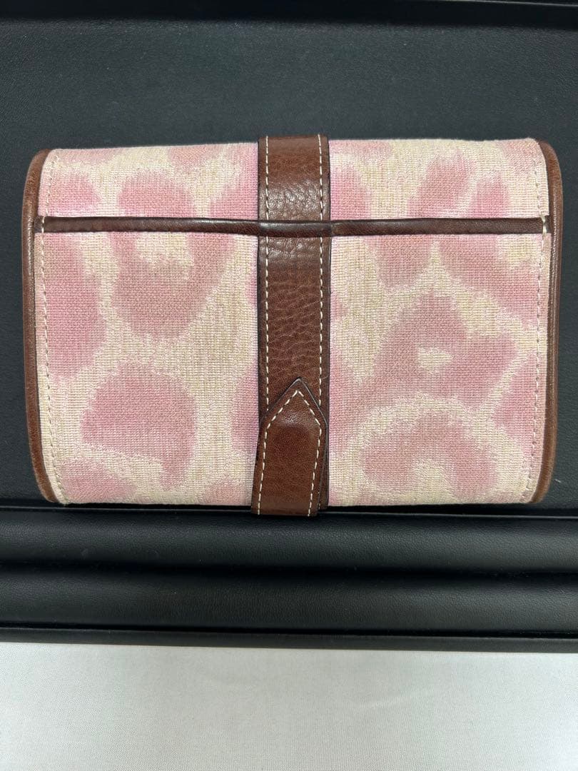 【中古】Vivienne Westwood 二つ折り財布 レオパード柄