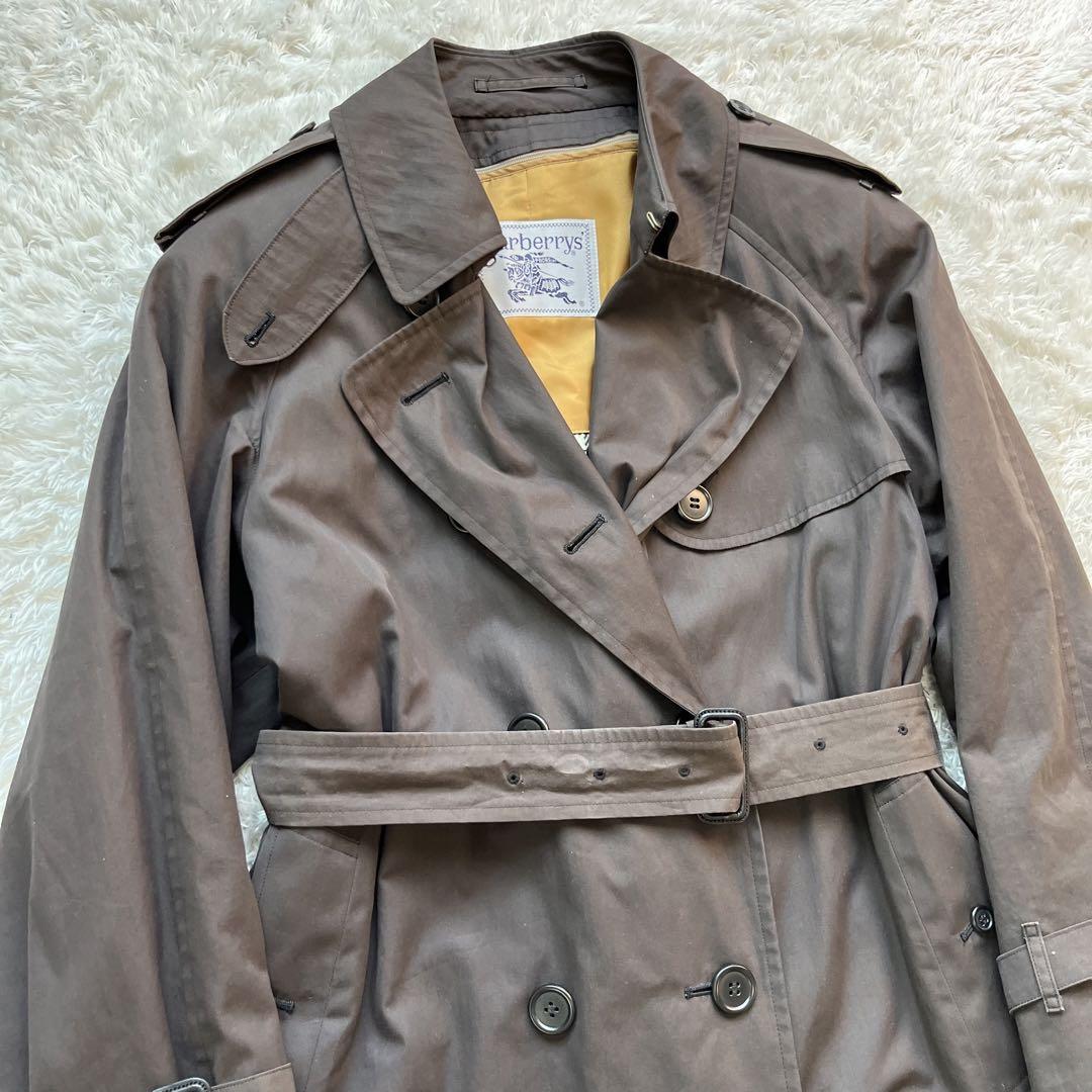 希少✨大きいサイズ✨2XL Burberrys トレンチコート ライナー付 茶色