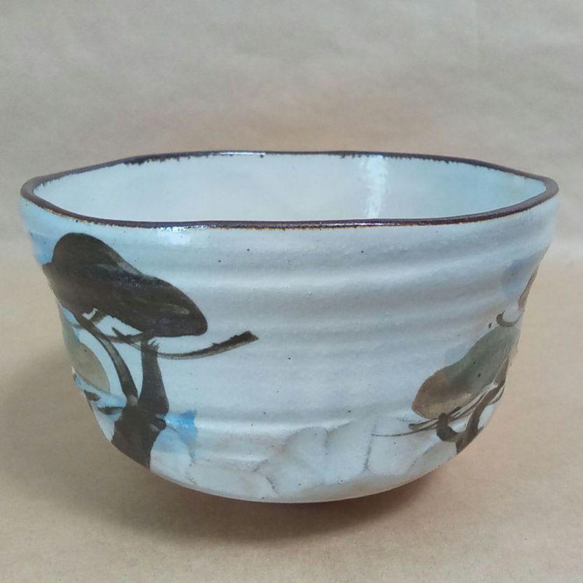 抹茶茶碗 乾山写老松