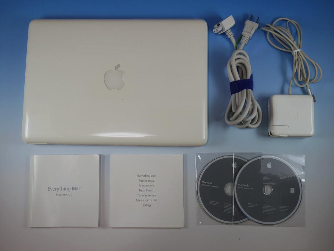 MacBook 13-inch, Mid2010 メモリ増設、SSD換装済