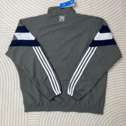 adidas Real Madrid ピステ・ウィンドブレーカー グレー
