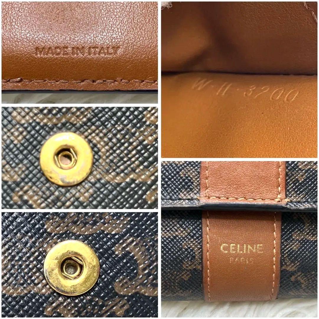 CELINE スモール トリフォールド ウォレット トリオンフ レザー