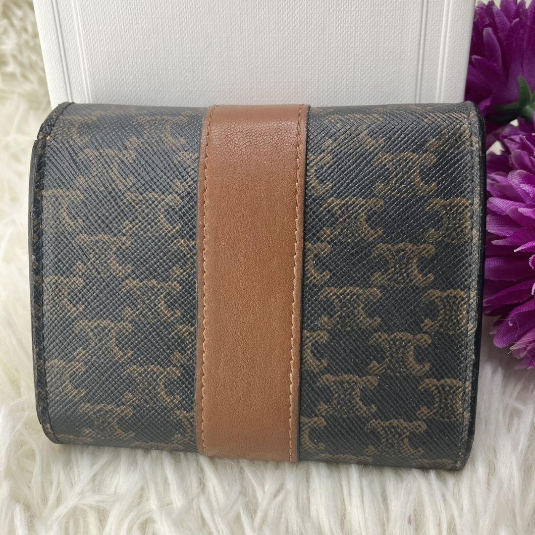CELINE スモール トリフォールド ウォレット トリオンフ レザー