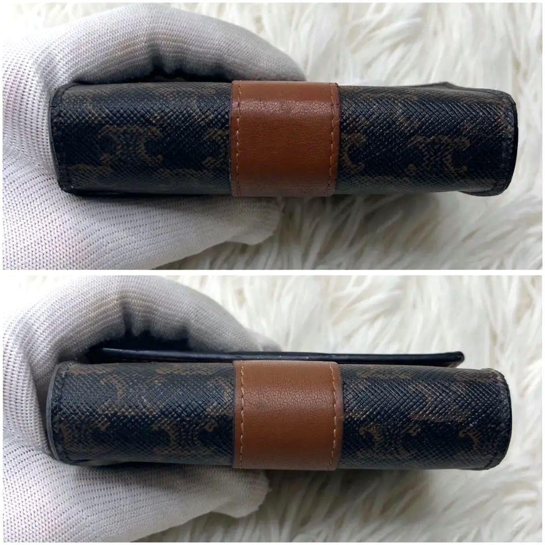 CELINE スモール トリフォールド ウォレット トリオンフ レザー