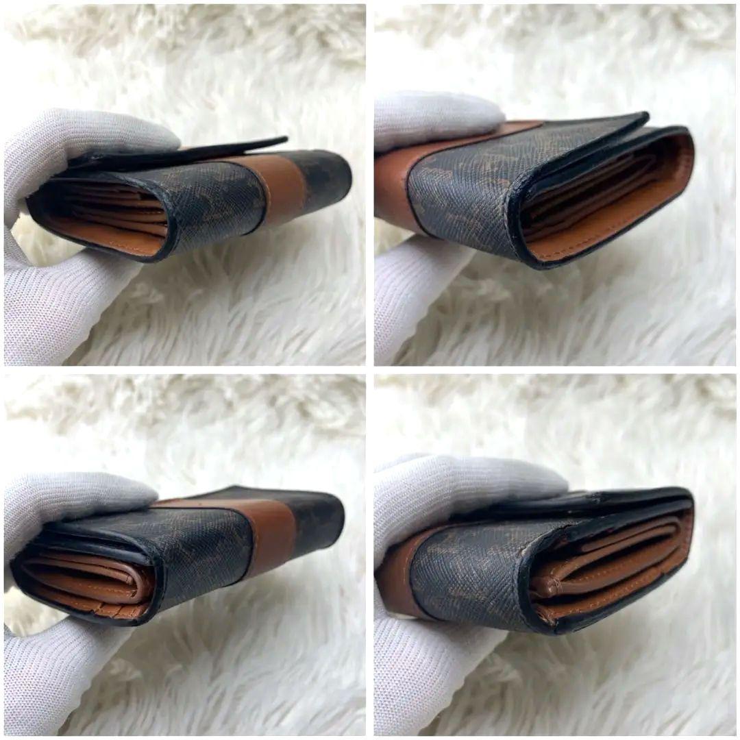CELINE スモール トリフォールド ウォレット トリオンフ レザー