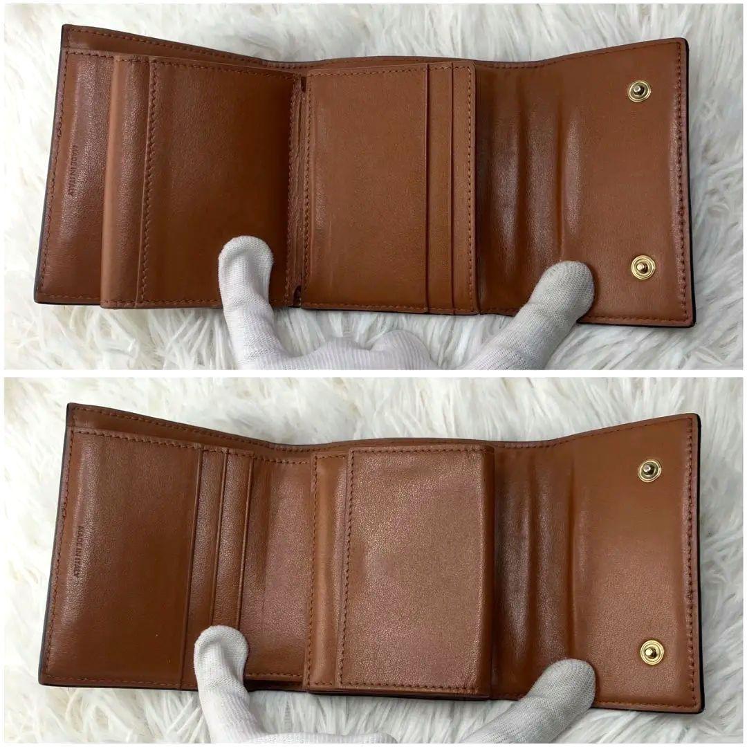 CELINE スモール トリフォールド ウォレット トリオンフ レザー