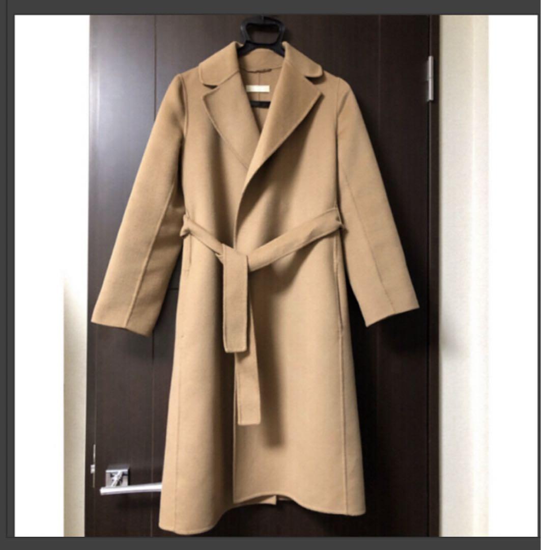Max Mara 25SS コート ブラウン系 Made In Italy ユートレンチ] コットン ブレンド トレンチ コート, sand