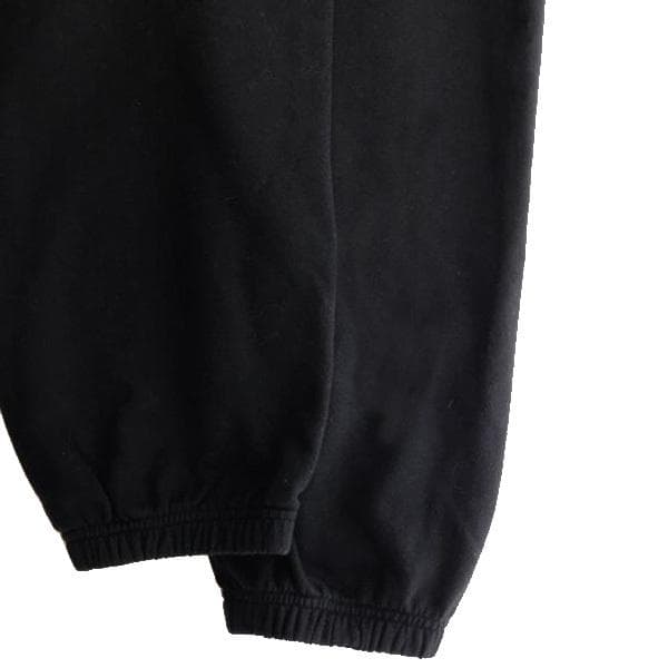 新品 W36 ナナミカ 日本製 空紡糸 裏毛 スウェットパンツ ブラック