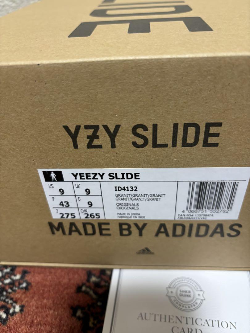 【新品鑑定済み】adidas YZZEY SLIDE イージースライド