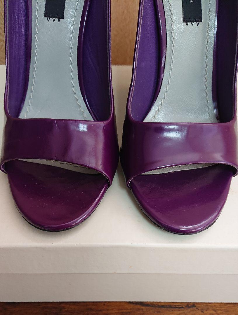 マークジェイコブスMARC JACOBSミスプレーストヒールパンプス紫パープル マークジェイコブスMARC JACOBSミスプレーストヒールパンプス紫